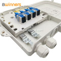 กล่อง Ftth กล่องเลิกจ้าง 8 แกนใยแก้วนำแสงกระจายกล่อง